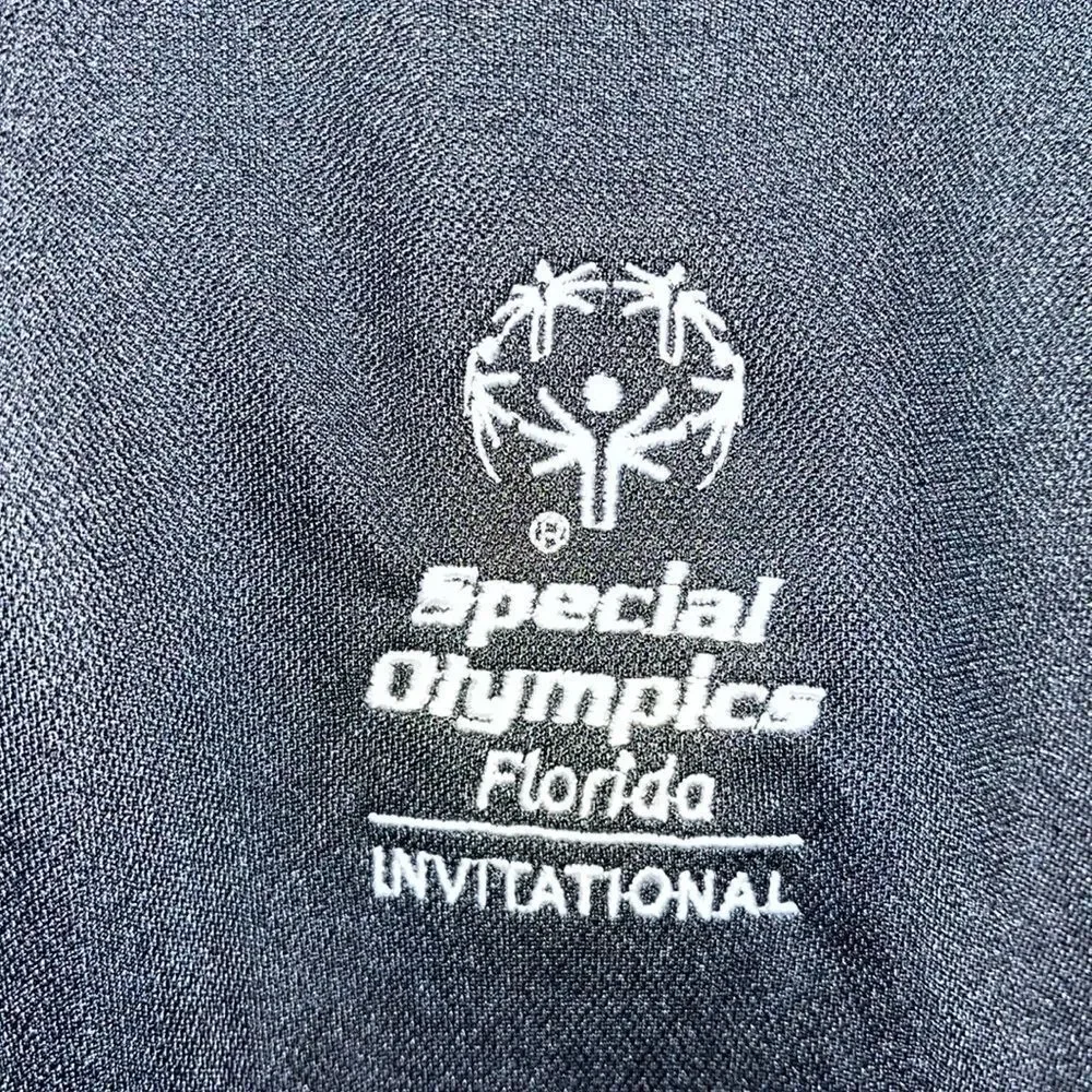 Black Nike Dri-Fit Men’s Special Olympics Golf Short Sleeve Polo Shirt Size L